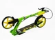 Самокат двухколесный Best Scooter колеса PU 200 мм стальная рама, ручной тормоз, 1 передний амортизатор. Green and Black (150145) - изображение 2