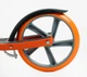 Самокат двухколесный Best Scooter колеса PU 200 мм стальная рама, ручной тормоз, 1 передний амортизатор. Orange with Black (150407) - изображение 4