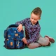 Рюкзак шкільний каркасний ортопедичний для першокласника Kite Education Blocks, для хлопчиків, синій (K24-555S-6) - зображення 2