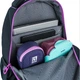 Рюкзак для подростка ортопедический Kite Education Teens, для девочек, черный (K24-8001L-1) - изображение 9