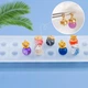 Форма для создания сережек из эпоксидной смолы LET'S RESIN, форма для литья 20 бусин, форма для литья хрустальных шаров из эпоксидной смолы. - изображение 6