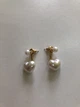 Перламутрові сережки-сердечка "Pearl Drops" Honey Fashion Accessories білий (12096) - изображение 4