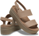 Женские босоножки CROCS Women’s Brooklyn Low Wedge 36 (EU 36-37) Латте/ Бежевый 206453 - изображение 1