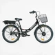 Електровелосипед Corso «Breeze Electric Bike» 24" дюйми BR-24502 рама сталева, одношвидкісний, зібраний на 75%, у коробці - изображение 2