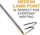 Набор шариковых ручек 24 шт BIC Cristal Xtra Smooth Черный (MS241-BLK) - изображение 3