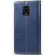 Кожаный чехол-книжка GETMAN Gallant (PU) для Xiaomi Redmi Note 9s / Note 9 Pro / Note 9 Pro Max Синий - изображение 4