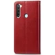 Кожаный чехол-книжка GETMAN Gallant (PU) для Xiaomi Redmi Note 8T Red - изображение 4