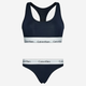 Комплект (топ + трусики-танга) жіночий Calvin Klein Underwear 000QF6703E-0PP S Чорний (8720107899261) - зображення 3