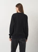Свитшот женский ROZA 231024 XL Черный (4824005691508) - изображение 3