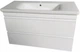 Тумба подвесная PRIMERA Frame 753080W белая c умывальником 80 см - изображение 1
