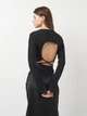 Топ женский NA-KD 1018-008591-0002 XL Черный (7325945449763) - изображение 3