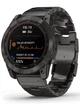 Титановые часы с фонарем и солнечной батареей Garmin Fenix 7Х Sapphire Solar DLC (010-02541-27) темно-серые с титановым ремешком - изображение 11