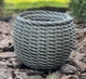 Кашпо з ротану 5л KRAFT Decor береза - изображение 2