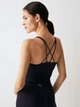 Спортивный топ для фитнеса женский H&M 061131730_plum M Темно-фиолетовый (6666000308528) - изображение 5