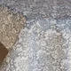 Скатерть для обеденного или кухонного стола, ткань-рогожка, рисунок серые узоры, вензели (220см*150см). - изображение 3