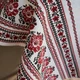 Скатерть для обеденного или кухонного стола, ткань-рогожка, рисунок орнамент крестиком на сером фоне (150см*110см). - изображение 7
