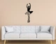 Декоративное панно на стену из дерева Upwood Decor Балерина Ballerina 150 х 61.7 см black - изображение 1