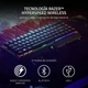 Ігрова бездротова клавіатура Razer BlackWidow V3 Mini HyperSpeed / Механічна / Green Switch / RGB підсвітка / UKR / Black - зображення 6