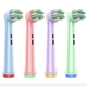 Насадки для Oral B электрической зубной щетки детские с мягкой щетиной eb10-x для орал би 4 штуки - изображение 7
