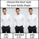 Галстук Bow Tie House белый оксфорд в трех размерах 10827LMS - изображение 5