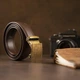 Ремінь із натуральної шкіри з автоматичною пряжкою латунь Vintage 20309 Коричневий - зображення 7