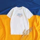 Футболка женская с вышитым сердцем в виде колосков 44 белый FW1-ZhovtBlakytnSertce-44 Ladan - изображение 4