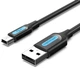 Кабель Vention USB to MiniUSB 2.0 5pin PVC Round 2 m Black (COMBH) - зображення 1