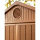 Садовий будиночок Keter Darwin 6x4 190х121 см коричневий 249364 - зображення 9