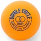 М'ячі для настільного тенісу DHS Double Circle Dual 40+ 120 шт. Orange - изображение 2