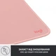 Коврик для мышки Logitech Mouse Pad Studio Series Darker Rose (956-000050) - изображение 5