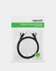 Патч-корд UGREEN NW101 Cat 6 U/UTP Pure Copper Ethernet Flat Cable 5m Black (50187) - зображення 4