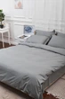 Комплект постельного белья Moon&Star Двуспальный 175х210 см Gray Satin Stripe (MS-820003645) - изображение 2
