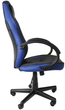Fotel gamingowy Varr Indianapolis Black-Blue (5907595439510) - obraz 3