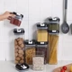 Набор герметичных контейнеров Food storage 7 шт пластиковые Органайзер для хранения сыпучих продуктов и круп - изображение 2