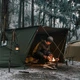 Палатка одноместная Naturehike NH21YW157 Темно-зеленая (6927595712054) - изображение 6