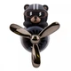 Ароматизатор автомобильный Pilot Bear Military с пропеллером Black - изображение 1