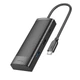 HUB адаптер HOCO Easy safe Type-C 7в1 multi-function converter HB43 HDMI SD USB Black - зображення 2