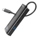 HUB адаптер HOCO Easy safe Type-C 7в1 multi-function converter HB43 HDMI SD USB Black - зображення 4