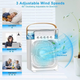 Мини кондиционер Air Cooler Fan 4в1 Увлажнитель c LED подсветкой ночник USB Зеленый - изображение 2