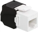 Гнездо Keystone Jack LogiLink Cat 6a UTP 180° White (4052792070859) - изображение 1