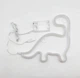Настінний світильник Динозавр Dino на батарейках і USB Неоновий світлодіодний нічник для інтер'єру Decoration Lamp Теплий білий - зображення 3