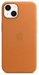 Чехол кожаный противоударный Leather Case with MagSafe для Apple Iphone 13 Pro Max (6.7") Golden Brown - изображение 11