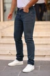 Джинси Slim fit Trend Collection 13093 синьо-зелений (HAKI) 30 - зображення 10