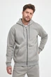 Кофта на замке спортивная флис Trend Collection 6164 светло-серый (BOYALI GRI) 2XL - изображение 2