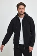Кофта на замке спортивная флис Trend Collection 6164 черный (SIYAH) 2XL - изображение 8