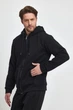 Кофта на замке спортивная флис Trend Collection 6164 черный (SIYAH) 2XL - изображение 11