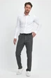 Брюки slim fit Trend Collection 003 серый (COL. 3) 30 - изображение 2