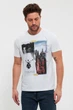 Футболка с принтом Trend Collection 4038 белый + принт (BEYAZ) 2XL - изображение 4