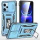 Чехол для Xiaomi Redmi 12 Epic Camshield Army Ring Голубой/Light Blue - изображение 1