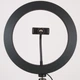 Кільцева LED лампа світлодіодна Flat Ring 10" + tripod 2.1m Чорний - зображення 4